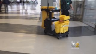 O'Hare Janitorial Firm Accused Of Wage Theft