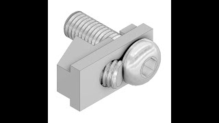 Speedlock Fastener for Aluminum Profile