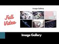 [FULL VIDEO] How To Design A Responsive Image Gallery For Blogger Website