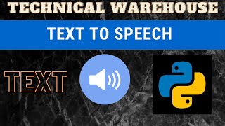 Convert Text To Speech using Python | Text To Speech | pyttsx3 module