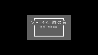 VR　雨の音　360°