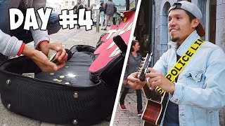 BUSKING 1 HOUR EVERY DAY! How much money can you make busking?