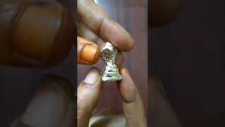 S9031-62-02 – Aadhyathmik Nag Devatha Rahu Kethu Anugraha Brass Idol Silver Polish 1inch 14grams