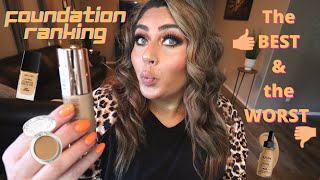 RANKING 12 FOUNDATIONS - THE BEST 👍🏻 & THE WORST 👎🏻 - WATCH BEFORE YOU BUY!! - Budget Beauty