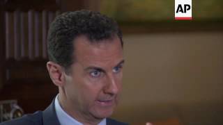 Exclusiva AP: Assad culpa a EEUU del fracaso de tregua siria