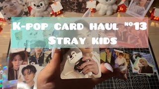 K-pop card haul #13 ⭐️ Stray kids #kpop #idols #music #skz #straykids