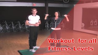 Level up your fitness without equipment - Low impact workout for all at home