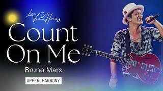 Bruno Mars - Count On Me (Lyrics) Upper Harmony of Trio ~ Become a Better and More Confident Singer