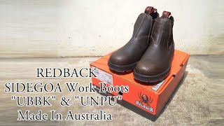 REDBACK SIDEGOA Work Boots Made In Australia レッドバック オーストラリア製 サイドゴア ワークブーツ 千葉 セレクトショップ 温故知新