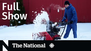 CBC News: The National | Winter storms and dangerously cold temperatures
