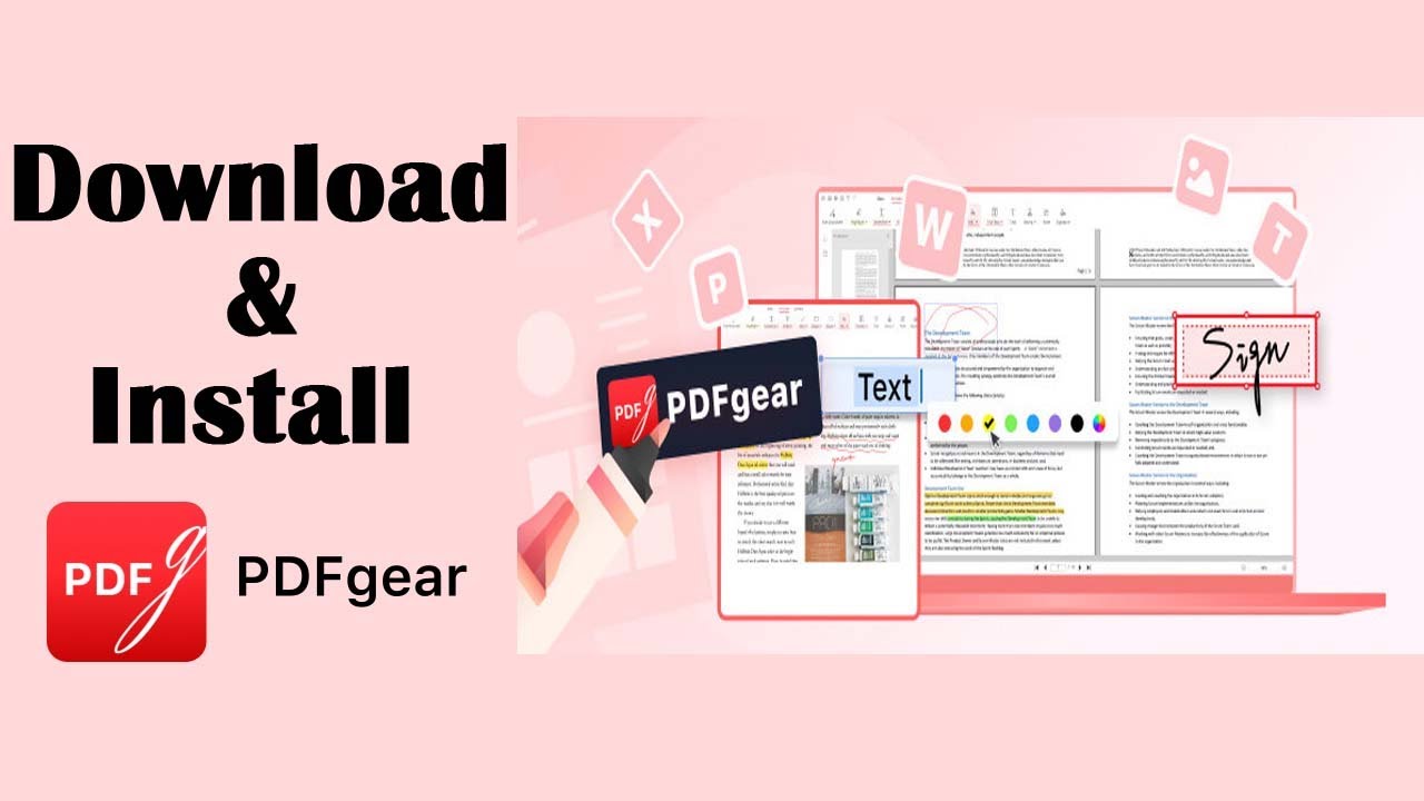 How To Download And Install Pdfgear Pdf Editor Youtube