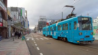 福井駅周辺を自転車で Slow Cycling around Fukui Station, Dec 2021 [4K]