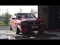 Lancia Delta HF Integrale Group A hits the DYNO  Pulls, OnBoard, Accelerations & RAW Engine Sounds!