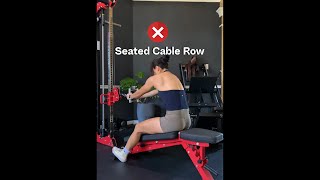 Seated Cable Row Tips: