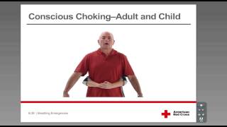 Conscious Choking - Adult and Child