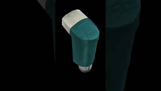 Levosalbutamol Metered dose inhaler 3D view