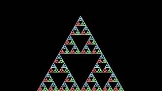 Sierpiński Triangle Using Python Turtle