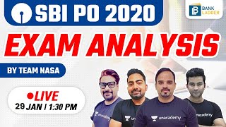 SBI PO ( 29 Jan 2021, 1st Shift ) | Exam Analysis & Asked Questions