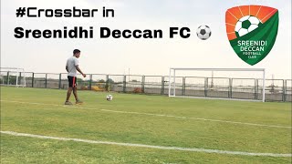 Doing Crossbar Challenge in Sreenidi Deccan Football Club (Sreenidhi FC) Hyderabad/Vizag | I League