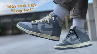 These Dunks really surprised me… Nike Dunk High “Grey Sail” (W) + Lace Swap