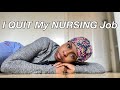 I quit my job as an Oncology nurse / why nurses are quitting