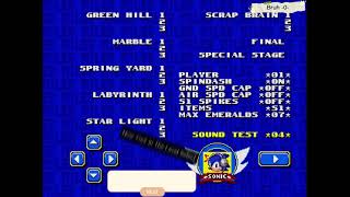 Sonic 1 & All Sound Test Cheat Codes I IOS & Android I