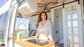She Self Built Her Dream Tiny Home On Wheels - Unique Design