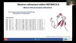 Modelling and refinement of hydrogen atoms: new developments in REFMAC5 - Lucrezia Catapano