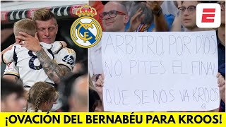 OVACIÓN a TONI KROOS del SANTIAGO BERNABÉU en su despedida de casa con el REAL MADRID | La Liga