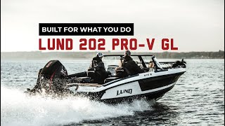 2023 Lund 202 Pro-V GL Big Water Fiberglass Fishing Boat | Lund Boats