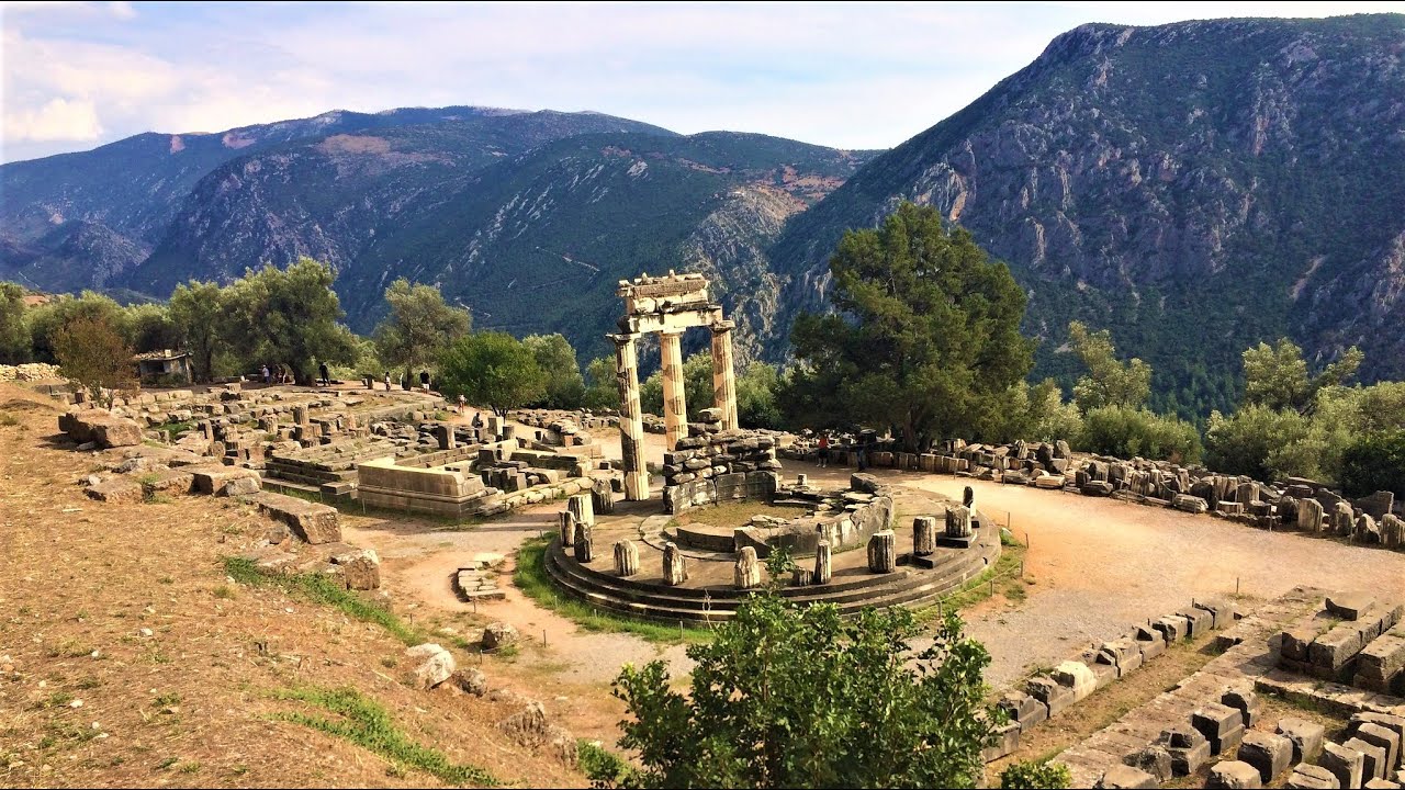 Sanctuary Of Apollo / The Oracle Of Delphi - Greek Archaeological Site ...