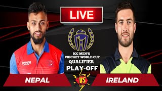 Nepal Vs Ireland Live | Icc World Cup Qualifier | Play-0ff | Nepal Vs Ireland Cricket Live Score
