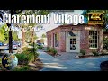 [4K] Claremont Village Architectural Walking Tour - WITH CAPTIONS