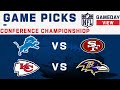 Conference Championship Game Picks