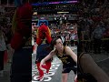 caitlin clark shows off the cannon tossing autographed basketballs into the crowd indiana fever