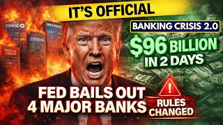 IT'S OFFICIAL: THE FED JUST BAILED OUT 4 MAJOR BANKS WITH $96 BILLION IN 48 HOURS (RULES CHANGED)