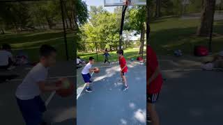 7岁孩子用网球练习篮球运球的肌肉记忆和集中力｜#basketball #youthbasketball #kids