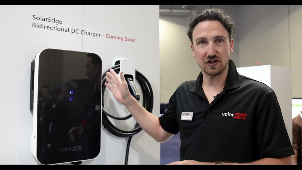 SolarEdge RE+ 2023 Bidirectional DC EV Charger - YouTube