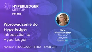 Wprowadzenie do Hyperledger / Introduction to Hyperledger