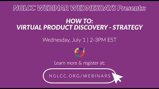Webinar: How To: Virtual Product Discovery - Strategy