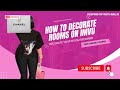 HOW TO DECORATE ROOMS ON IMVU || STEP BY STEP GUIDE