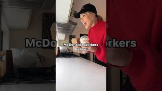 pov: Mcdonald's workers are like @mcdonalds staff #packaging #asmr viral sound #funny #yummy #foodie