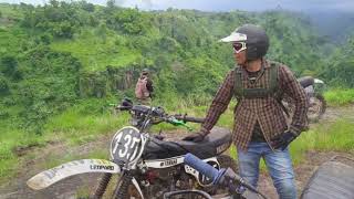 RIDING VINTAGE TRAIL CUSTOM MESIN RXZ