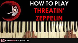 HOW TO PLAY - Cuphead - Threatin' Zeppelin (Piano Tutorial Lesson)