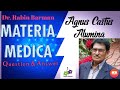 MATERIA MEDICA - HOMEO MEDICINE AGNUS CASTUS  & ALUMINA AND  QUESTION-ANSWER  BY DR. RABIN BARMAN