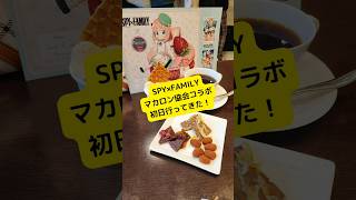 【SPY×FAMILY】マカロン協会コラボ/初日行ってきた/特別ラッピング店舗　#コラボカフェ #コラボメニュー #スパイファミリー #spy_family #マカロン #シャドワンゾー #アーニャ