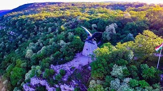 A Tatabányai Turul madár madártávlatból