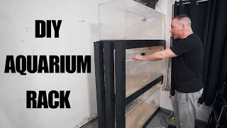 HOW TO BUILD AN AQUARIUM RACK - cheap DIY and space saving! - The king of DIY