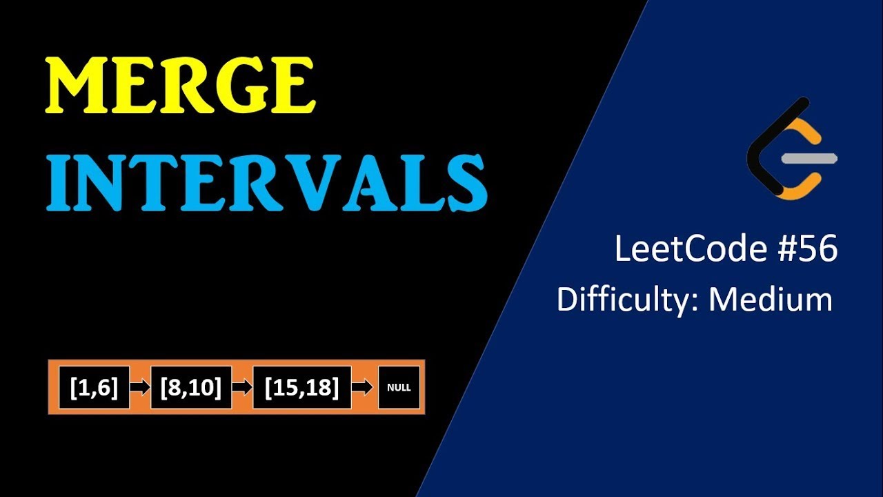 Merge Intervals || #56 Leetcode - YouTube