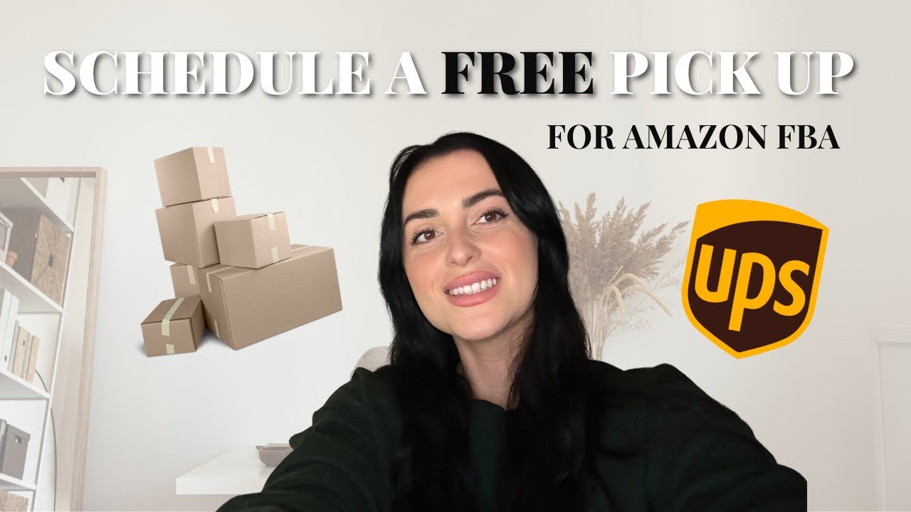 HOW TO: Schedule A FREE Pick Up With UPS For Amazon FBA | Never Leave ...